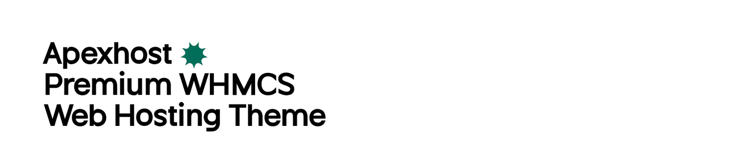 ApexHost – Premium WHMCS Web Hosting Theme